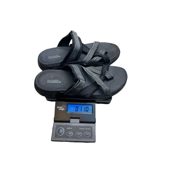 Skechers Performance Women's on the Go 600 Glow Sport Sandal Black Gray Size 9 - Picture 8 of 8